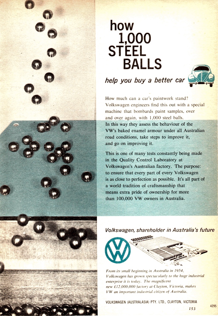 1961 Volkswagen - How 1000 Steel Balls Help Buy A Better Car